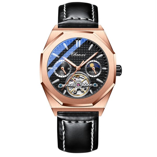 chenxi CHENXI 8814 Hollow Flywheel Mechanical Watch with Sapphire Finish