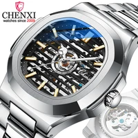 Chenxi CHENXI 8822 Skeleton Dial Mechanical Watch Luminous Business Timepiece