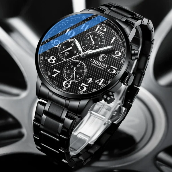 Chenxi CHENXI 8848 Chronograph Watch With Leather Or Steel Strap