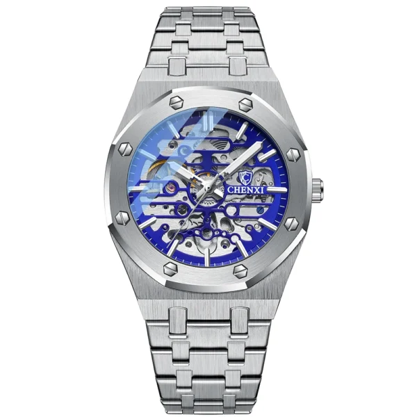 chenxi CHENXI 8848 Skeleton Mechanical Watch for Men
