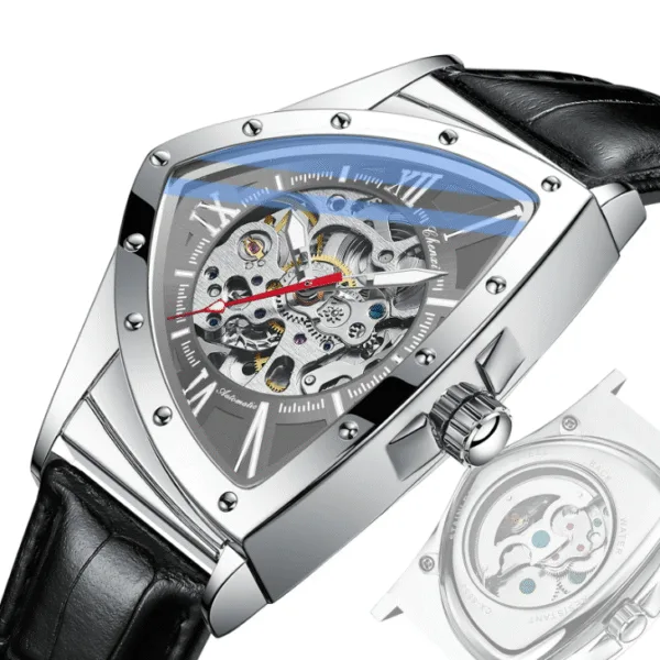 Chenxi CHENXI 8853 Skeleton Triangle Automatic Watch