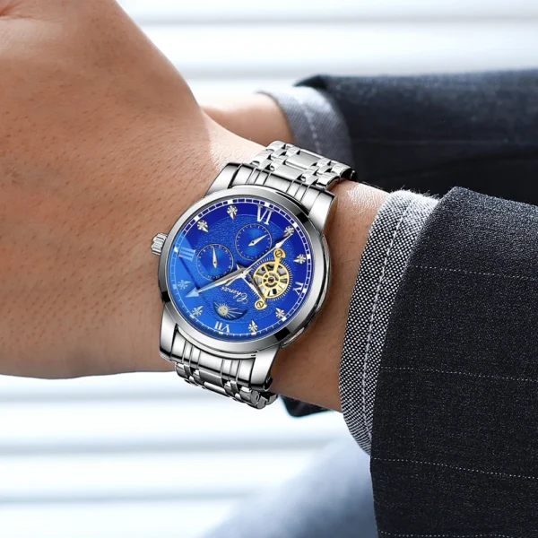 Chenxi CHENXI 8859 Skeleton Tourbillon With Moon Phase Display