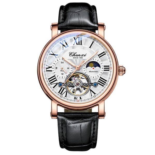 chenxi CHENXI 8873 Tourbillon Moon Phase Mechanical Watch