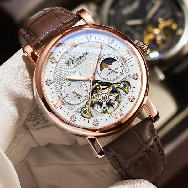 Chenxi CHENXI 8876 Skeleton Dial Mechanical Elegance