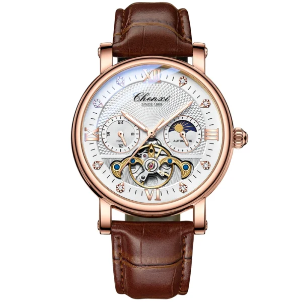 chenxi CHENXI 8876 Skeleton Dial Mechanical Elegance