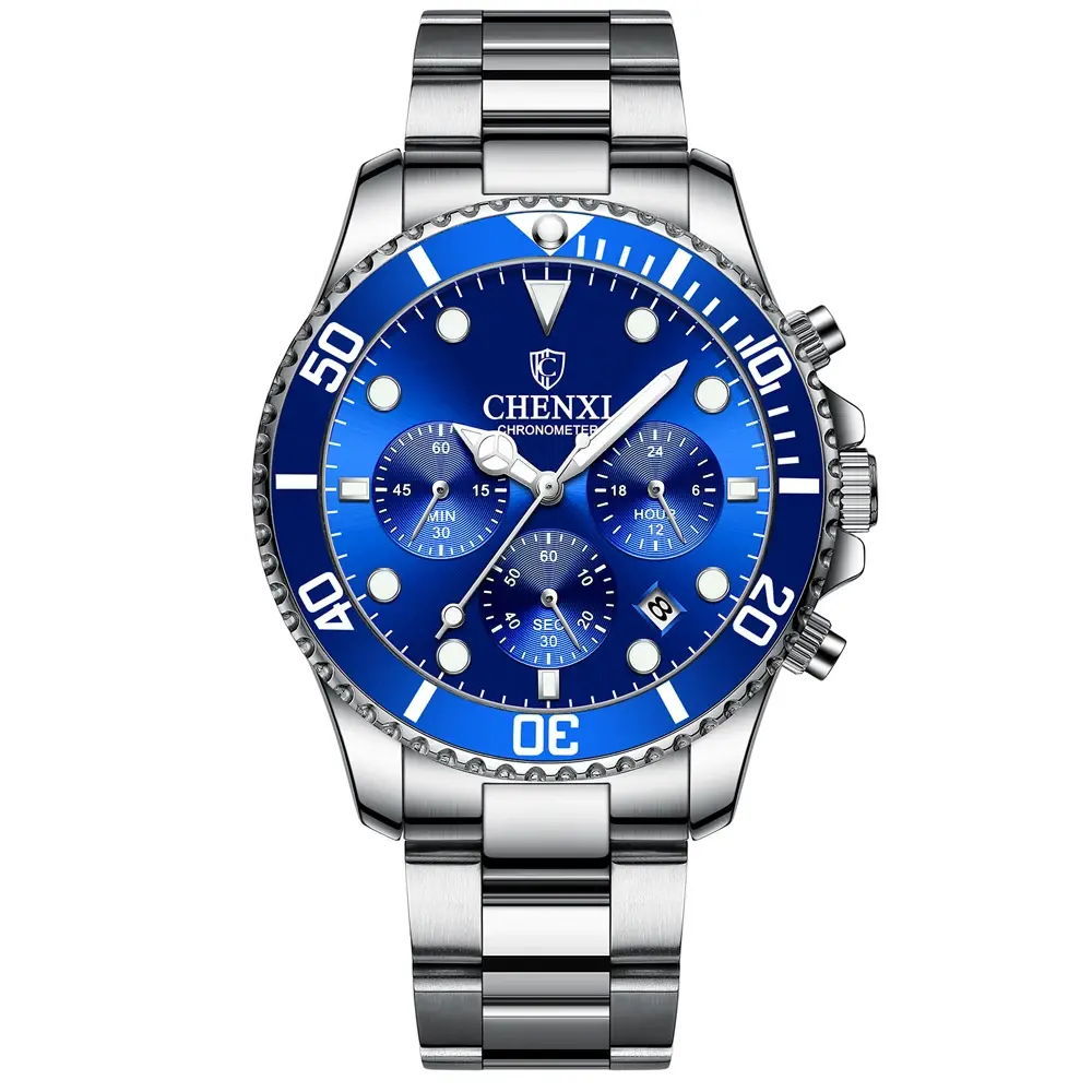 chenxi CHENXI 901 Multi-Function Business Chronograph Watch