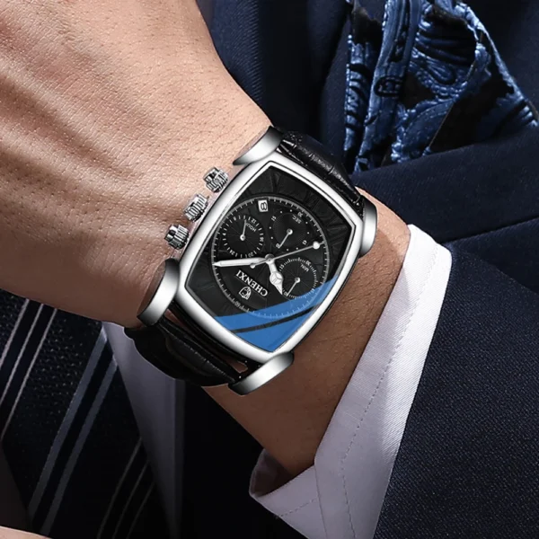 Chenxi CHENXI 909 Classic Square Dial With Leather Strap