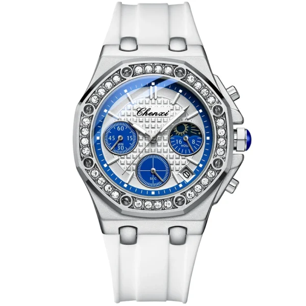 chenxi CHENXI 912 Rhinestone Chronograph Women’s Luxury Watch