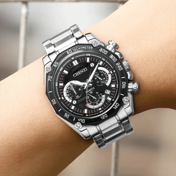 Chenxi CHENXI 929 Chronograph Men’s Watch With Stainless Steel Band