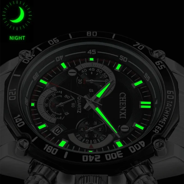 Chenxi CHENXI 929 Chronograph Men’s Watch With Stainless Steel Band