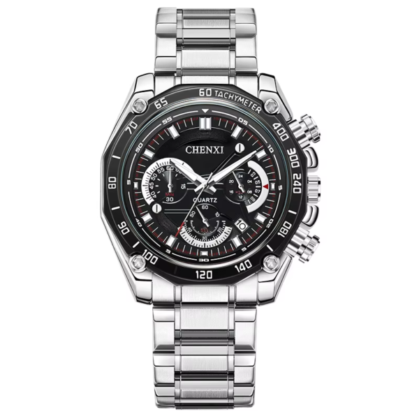 chenxi CHENXI 929 Chronograph Men’s Watch with Stainless Steel Band
