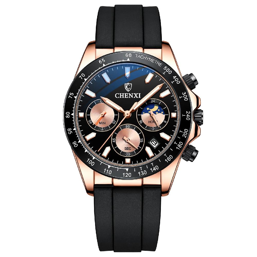 chenxi CHENXI 958 Multifunction Chronograph Watch for Men
