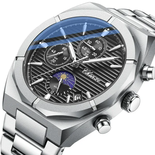 Chenxi CHENXI 962 Chronograph Moon Phase Quartz Watch For Men