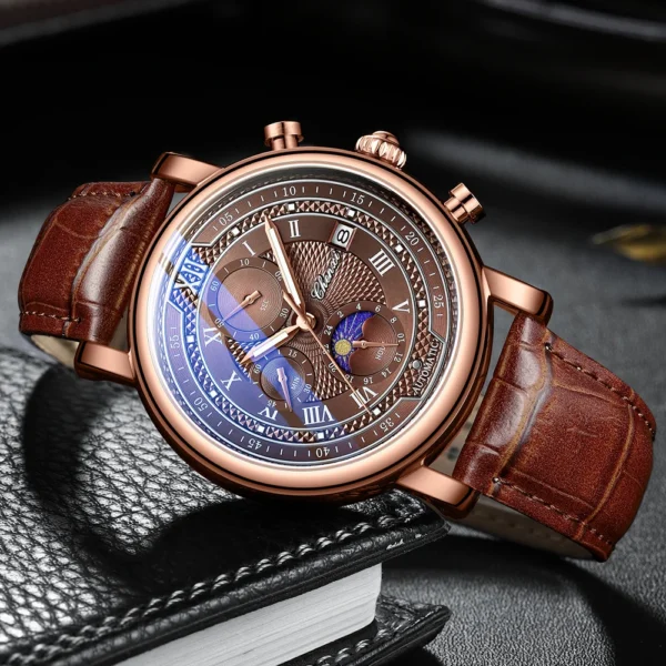 Chenxi CHENXI 976 Multifunction Moon Phase Chronograph