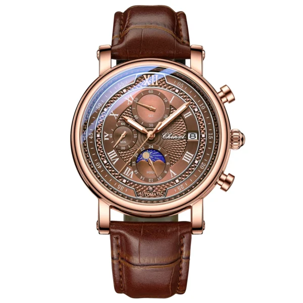 chenxi CHENXI 976 Multifunction Moon Phase Chronograph