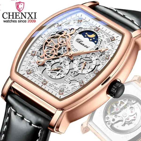 Chenxi CHENXI 8855 Luxury Skeleton Automatic Watch