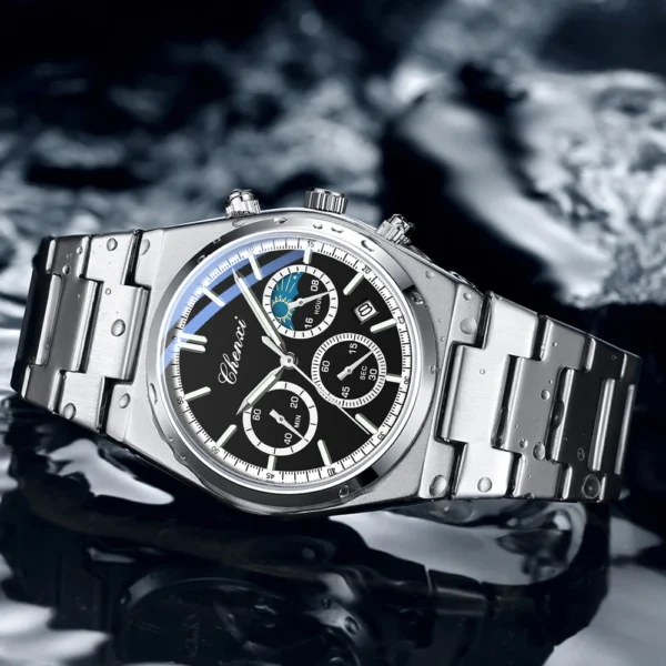Chenxi CHENXI 983 Lunar Phase Chronograph
