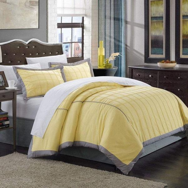 Chic Home Angelina 3 Piece Patchwork Duvet Cover Set