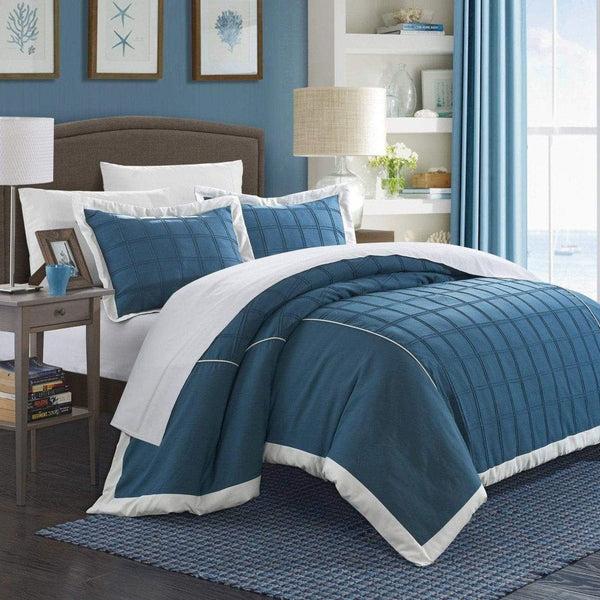 Chic Home Angelina 7 Piece Patchwork Duvet Cover Set