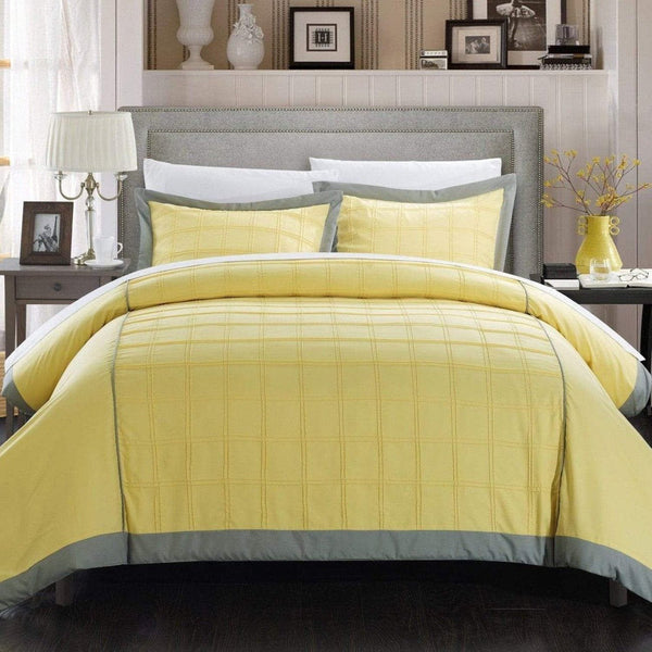 Chic Home Angelina 7 Piece Patchwork Duvet Cover Set