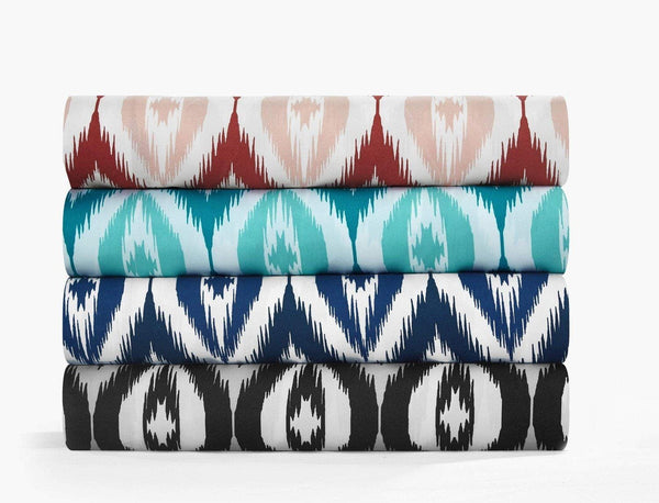 Chic Home Arundel 6 Piece Ikat Diamond Sheet Set With Pillowcases