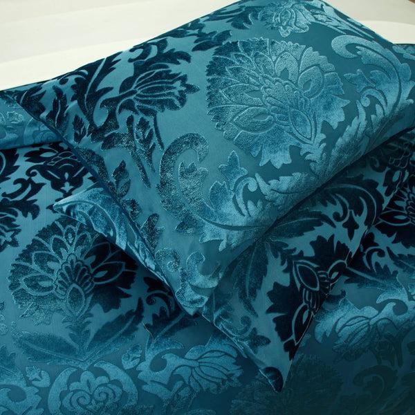 Chic Home Athena 5 Piece Jacquard Burnout Velvet Damask Comforter Set