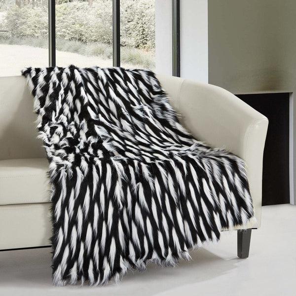 Chic Home Aviva Throw Blanket Cozy Super Soft Ultra Plush Two Tone Design