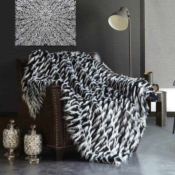 Chic Home Aviva Throw Blanket Cozy Super Soft Ultra Plush Two Tone Design