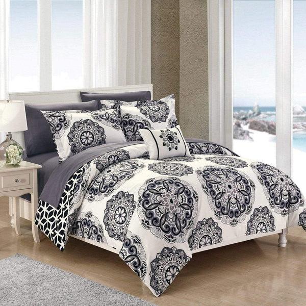chic home Barcelona 8 Piece Boho Paisley Comforter Set