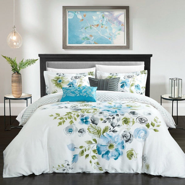 chic home Belleville Garden 5 Piece Cotton Comforter Set
