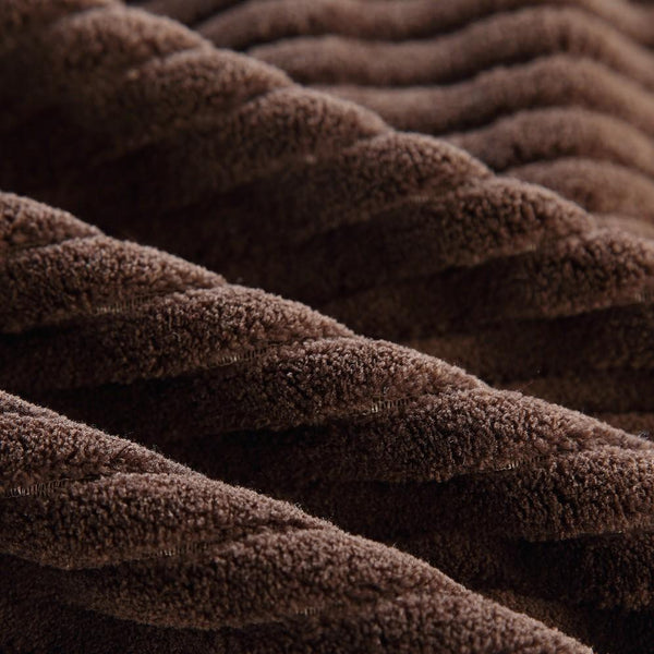 Chic Home Bern Micro Mink Sherpa Lined Throw Blanket