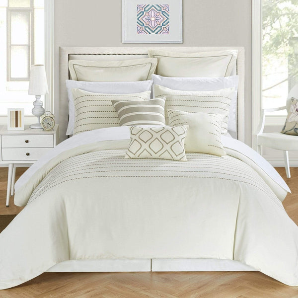 chic home Brenton 13 Piece Embroidered Comforter Set