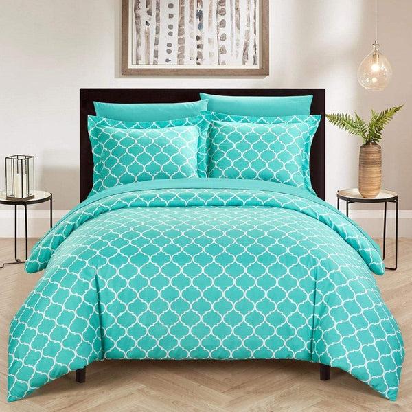 chic home Brooklyn 3 Piece Reversible Duvet Cover Set