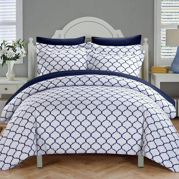 chic home Brooklyn 9 Piece Reversible Duvet Cover Set