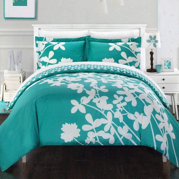 chic home Calla Lily 7 Piece Floral Duvet Cover Set