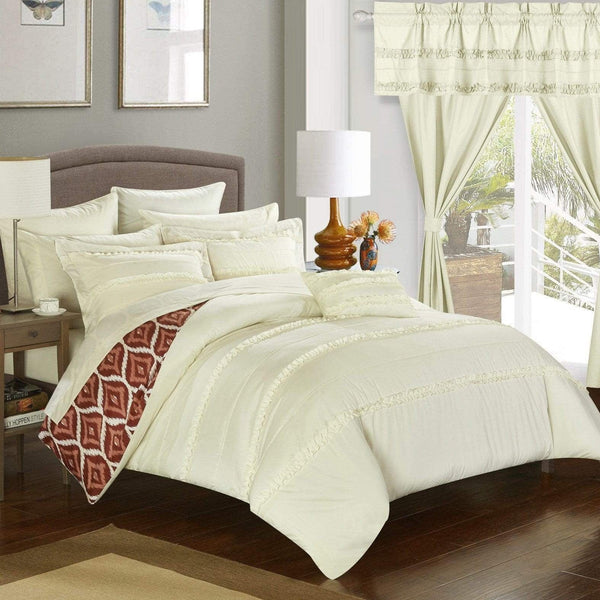 chic home Adina 20 Piece Reversible Comforter Set