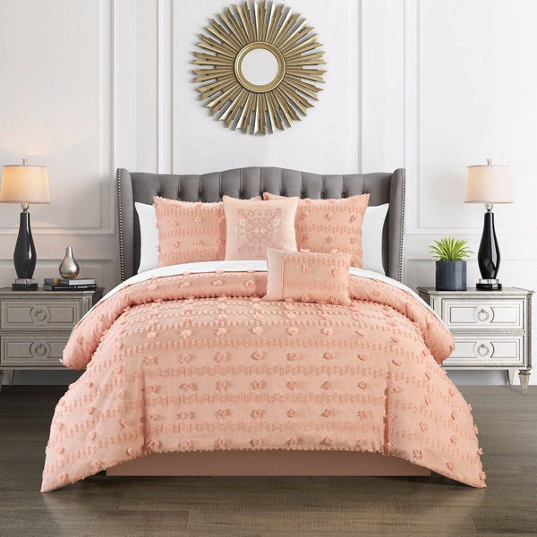 chic home Ahtisa 5 Piece Floral Comforter Set