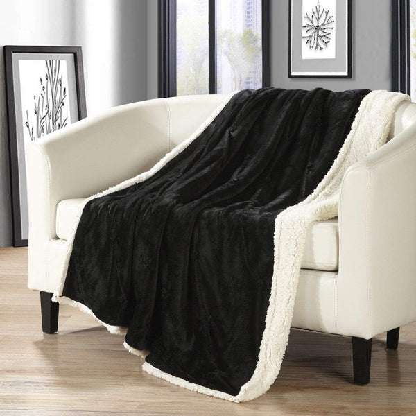 Chic Home Alba Faux Fur Throw Blanket