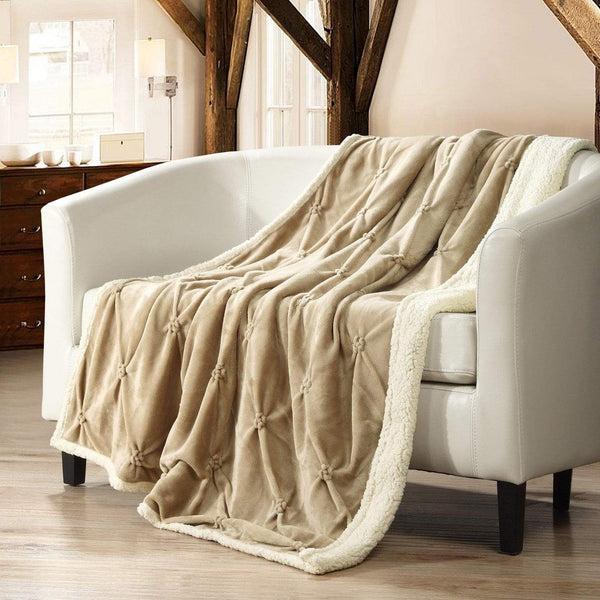 chic home Alba Faux Fur Throw Blanket