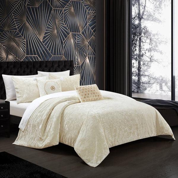 Chic Home Alianna 9 Piece Velvet Comforter Set