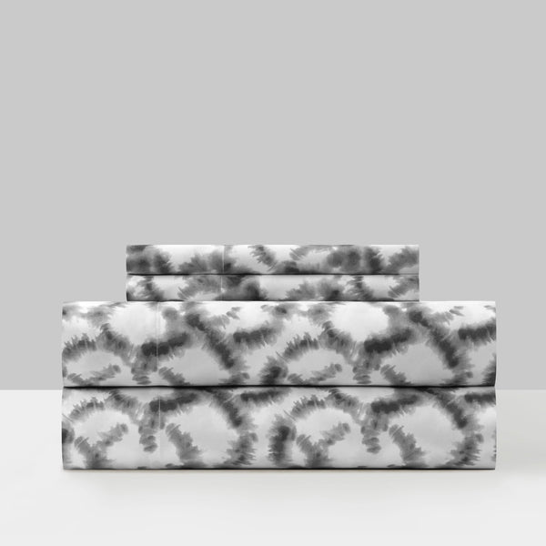 Chic Home Amira 4 Piece Watercolor Print Sheet Set