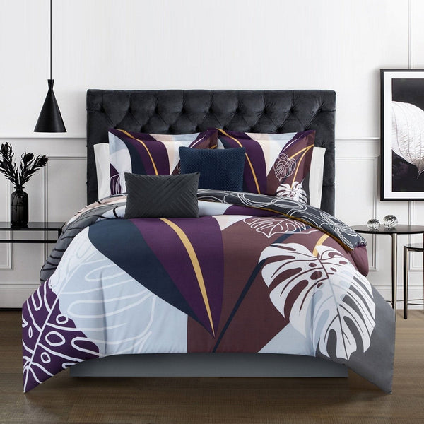 chic home Anaea 5 Piece Abstract Comforter Set