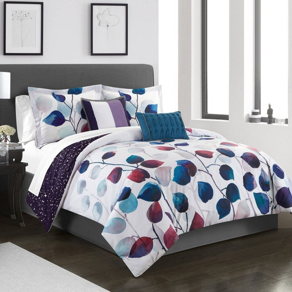 Chic Home Anais 9 Piece Floral Comforter Set