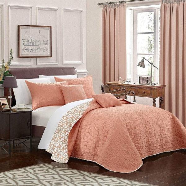 chic home Anat 5 Piece Reversible Quilt Set