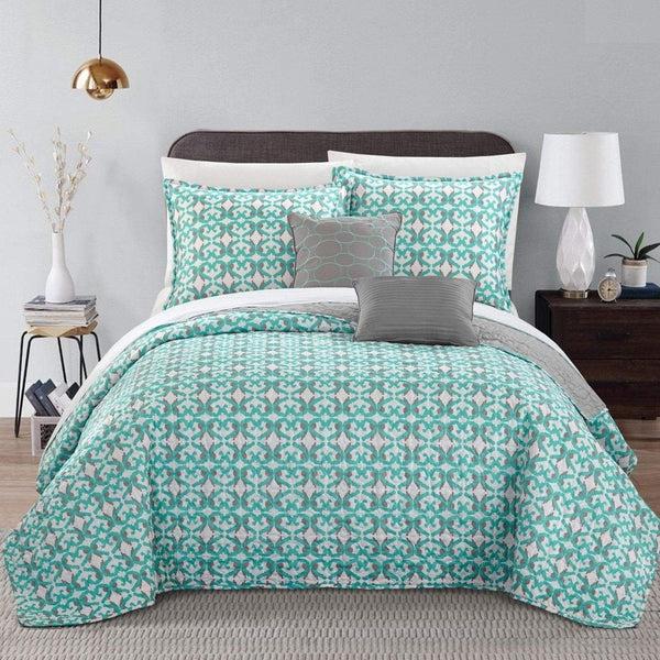 Chic Home Anat 9 Piece Reversible Quilt Set