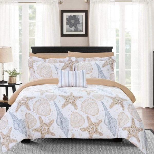 chic home Aquatic 8 Piece Reversible Comforter Set