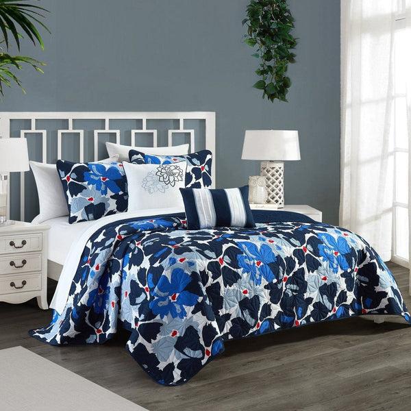 Chic Home Aster 9 Piece Floral Quilt Set