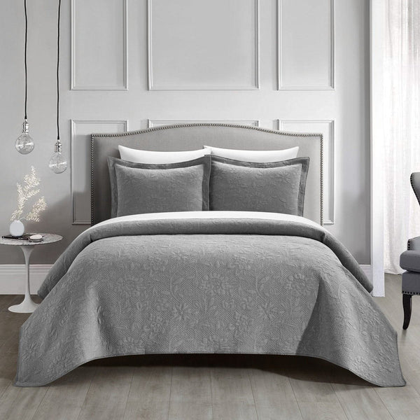 chic home Austin 7 Piece Cotton Blend Quilt Set