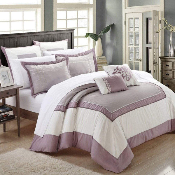 Chic Home Ballroom 7 Piece Hotel Comforter Set