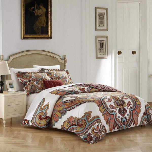 chic home Belmont 4 Piece Cotton Duvet Cover Set